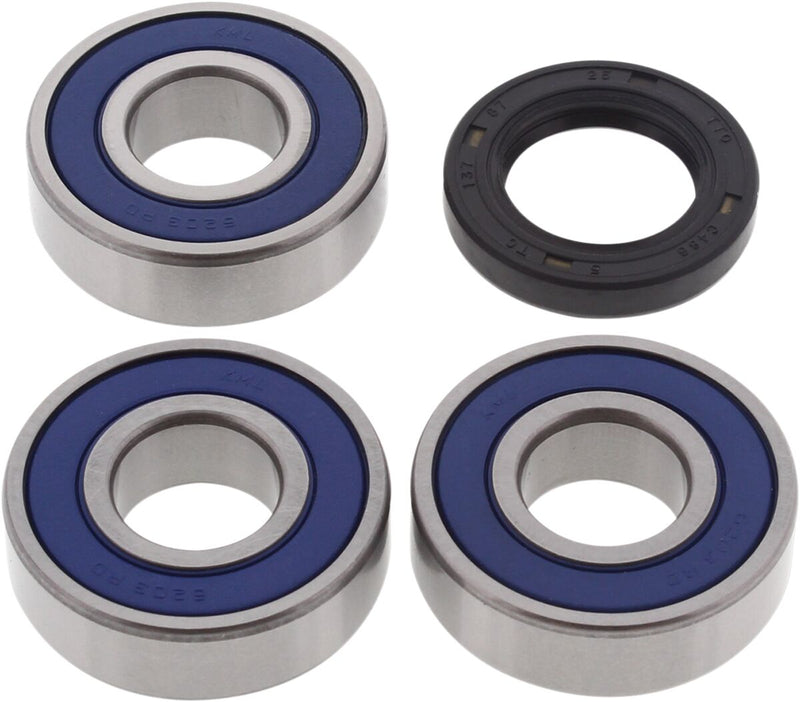 Drag Specialties Wheel Bearings and Seal Kit Bearing/Seal Rear Nitrile Elastomer Steel