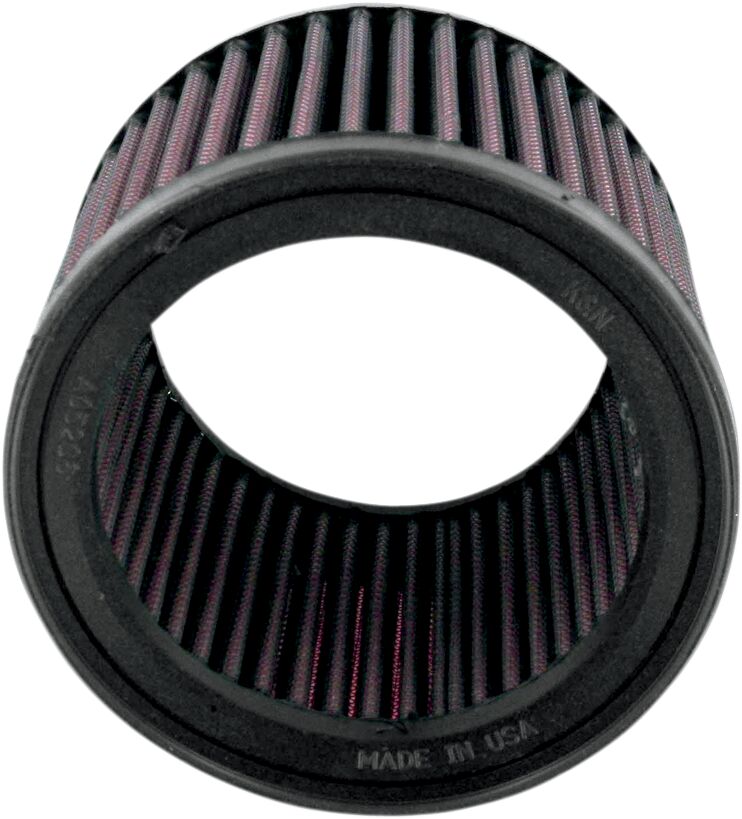 K & N High-Flow Air Filter Black Red Rubber - AL-1001
