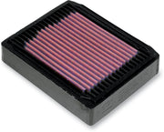 K & N OE Replacement High-Flow Air Filter for 1976-1996 BMW Black Red - BM-0300