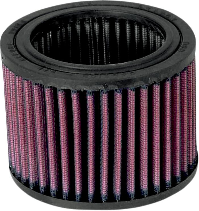 K & N High-Flow Air Filter for 1992-2006 BMW Black Red Rubber - BM-0400