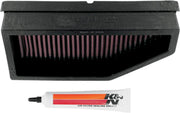 K & N OE Replacement High-Flow Air Filter for 1997-2009 BMW K 1200 Black Red - BM-1299