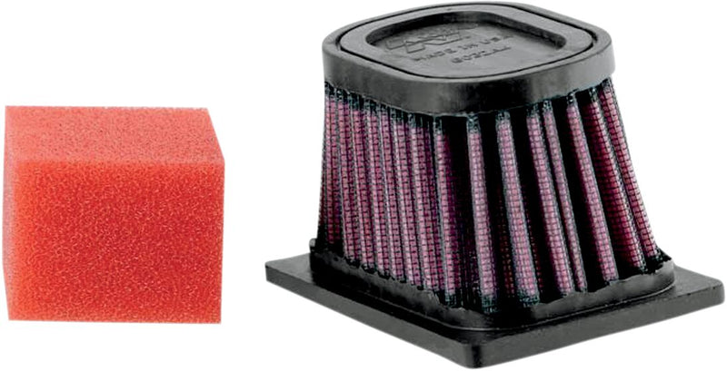 K & N OE Replacement High-Flow Air Filter for 2000-2016 BMW Black Red - BM-6501