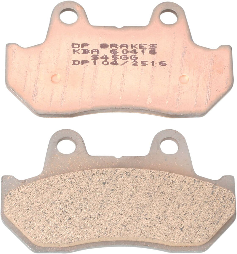 DP Brakes Standard DP Sintered Brake Pads for 1981-1999, 2004-2007 HONDA Front Sintered Metal Set - DP104