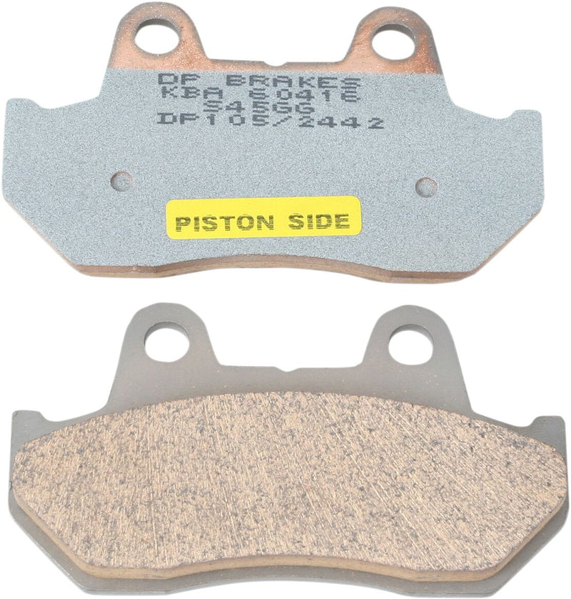 DP Brakes Standard DP Sintered Brake Pads for 1981-2000 HONDA Rear Sintered Metal Set - DP105