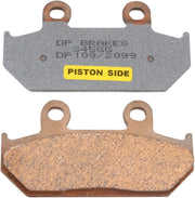 DP Brakes Standard DP Sintered Brake Pads for 1986-1990 HONDA Front Sintered Metal Copper Alloy Set - DP109
