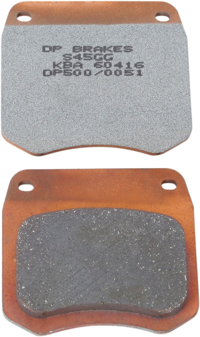 DP Brakes Standard DP Sintered Brake Pads for 1973-1983 TRIUMPH Front Rear Sintered Metal Set - DP500