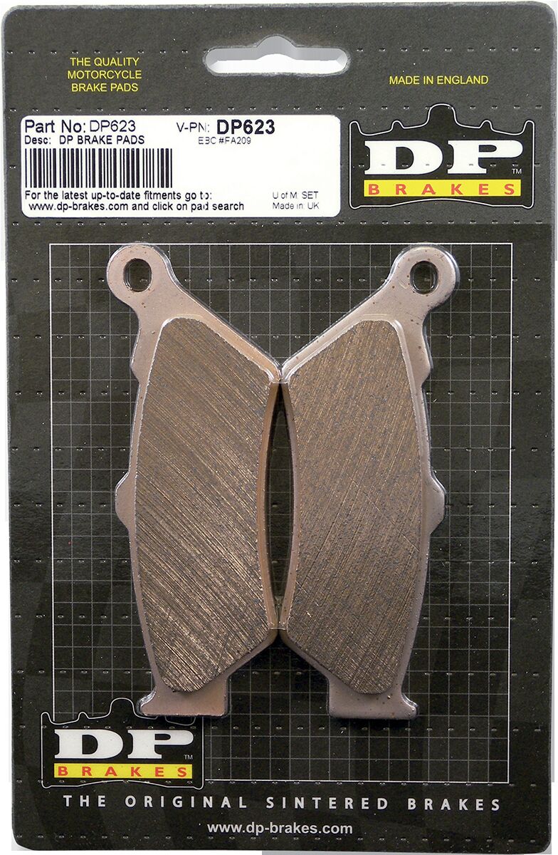 DP Brakes Standard DP Sintered Brake Pads Front Rear Sintered Metal Set