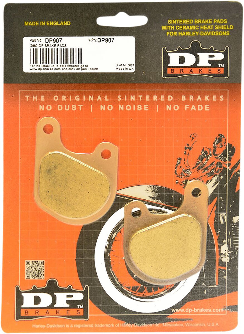 DP Brakes Sintered Metal Harley/Buell Brake Pads Front Copper Alloy Set of 2 - DP907