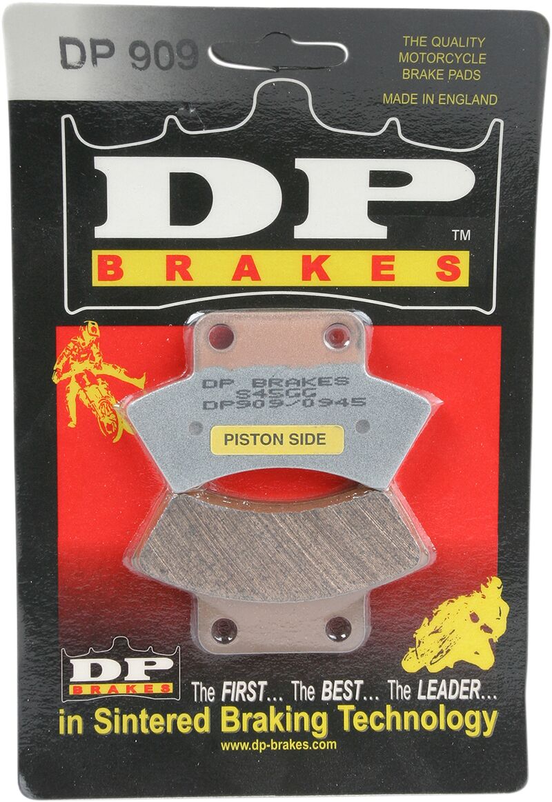 DP Brakes ATV/UTV Sintered Metal Brake Pads Rear Copper Alloy Set of 2 - DP909