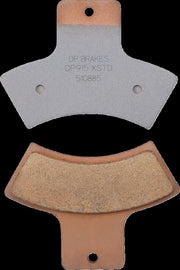 DP Brakes ATV/UTV Sintered Metal Brake Pads for 1998-2007 POLARIS Rear Copper Alloy Set of 2