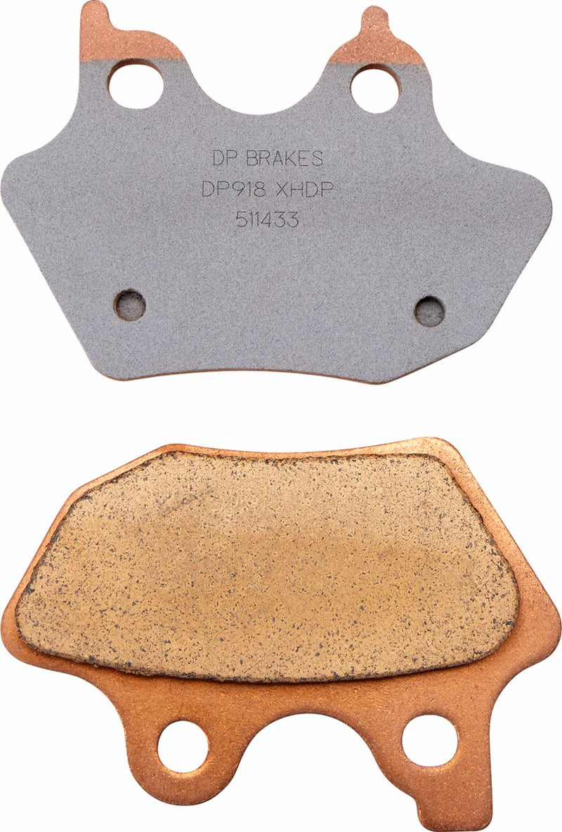 DP Brakes Sintered Metal Harley/Buell Brake Pads Front Rear Copper Alloy Set of 2 - DP918