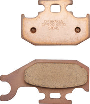 DP Brakes ATV/UTV Sintered Metal Brake Pads Rear Copper Alloy Set of 2