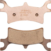 DP Brakes ATV/UTV Sintered Metal Brake Pads for 2002-2011, 2015 POLARIS Rear Copper Alloy Set of 2