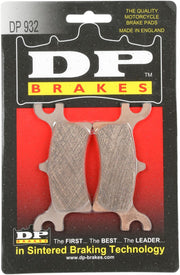 DP Brakes ATV/UTV Sintered Metal Brake Pads for 2002-2011, 2015 POLARIS Rear Copper Alloy Set of 2 - DP932