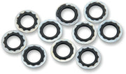 Drag Specialties Banjo Bolt Sealing Washers Silver 10 mm (3/8") Aluminium 10 Pack