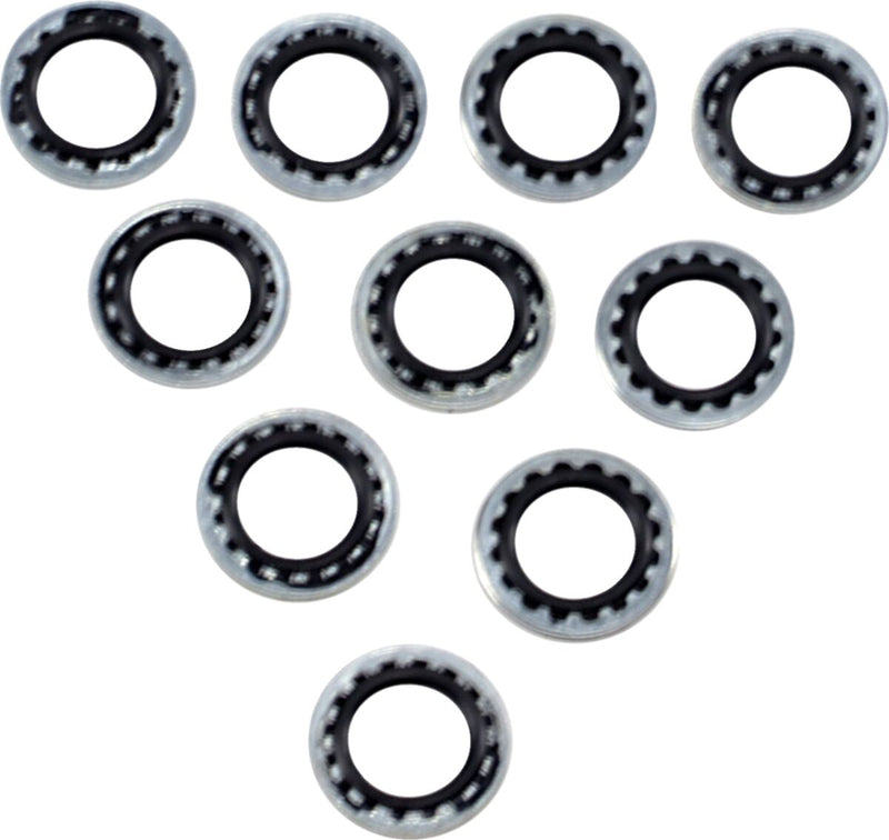 Drag Specialties Banjo Bolt Sealing Washers Silver 11,1 mm (7/16") Aluminium 10 Pack