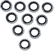 Drag Specialties Banjo Bolt Sealing Washers Silver 11,1 mm (7/16") Aluminium 10 Pack - 348013