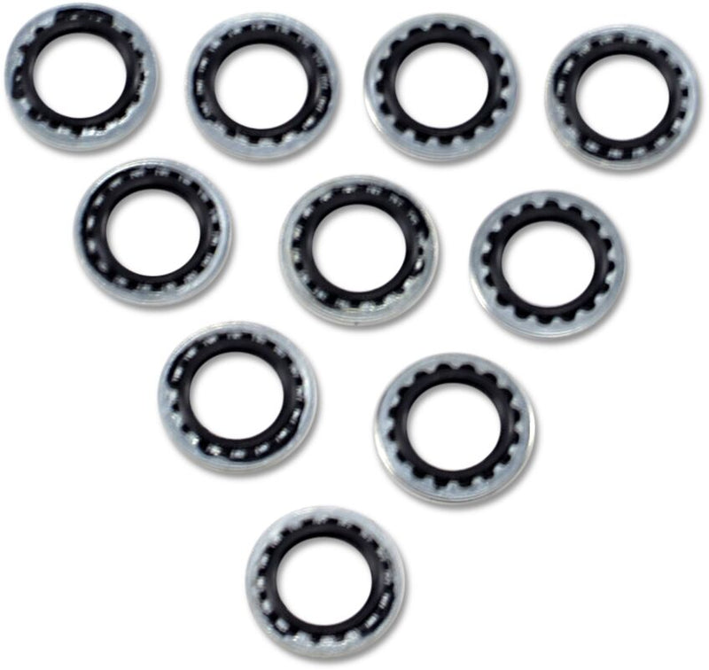 Drag Specialties Banjo Bolt Sealing Washers Silver 11,1 mm (7/16") Aluminium 10 Pack
