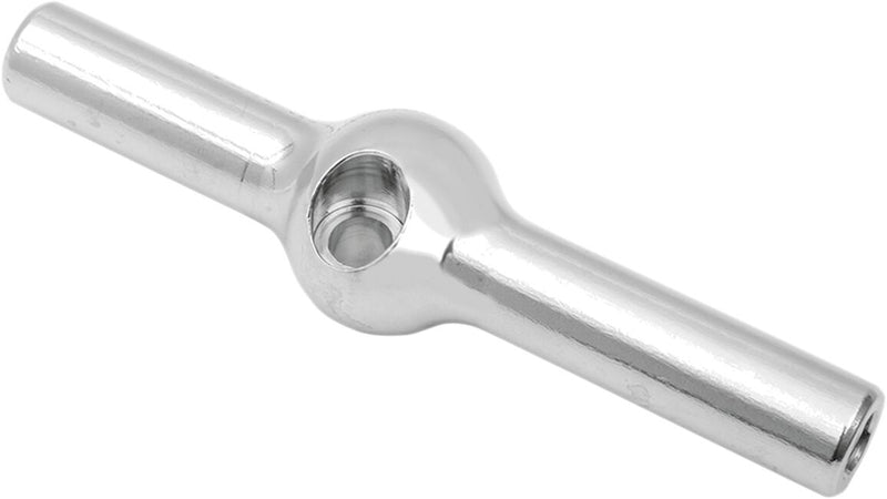 Drag Specialties Chrome Steel Dual Disc Tee Fitting Brake Line - 296