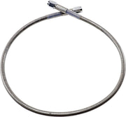 Drag Specialties Universal Brake Line Clear-Coated Silver Front Rear Stainless Steel - 825