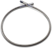 Drag Specialties Universal Brake Line Clear-Coated Silver Front Rear Stainless Steel Each