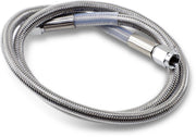 Drag Specialties Universal Brake Line Clear-Coated Silver Front Rear Stainless Steel - 828