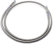 Drag Specialties Universal Brake Line Clear-Coated Silver Front Rear Stainless Steel - 844