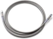 Drag Specialties Universal Brake Line Clear-Coated Silver Front Rear Stainless Steel