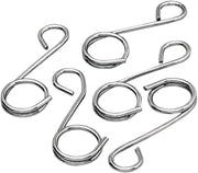 Drag Specialties Wire Fuel Line Guides Silver 5 Pack - 11-0022-BC101