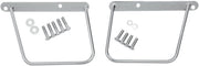Drag Specialties Chrome Saddlebag Support Brackets Silver Left Right Steel Pair