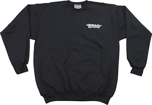 Drag Specialties Sweatshirt Black Crewneck Pullover Casual Cotton Polyester