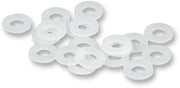 James Gasket Universal Nylon Seat Mounting Washers Raw Silver 20 Pack