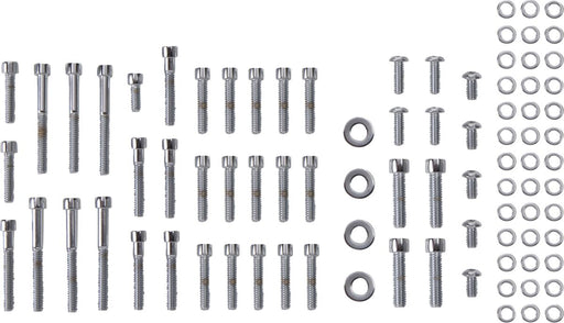 Gardner-Westcott Side Cover Bolt Kit Chrome Polished Silver Socket-Head Steel
