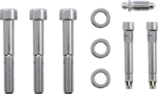 Gardner-Westcott Caliper Mounting Bolt Kit Chrome Silver Socket-Head Brake Caliper