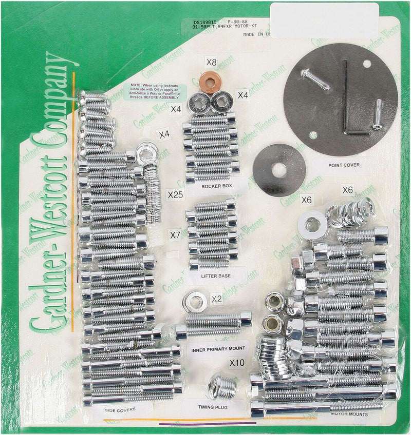 Gardner-Westcott Bolt Kit #P-80-88
