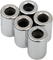 Drag Specialties Replacement Spacers Silver Smooth Steel 5 Pack - MPB512