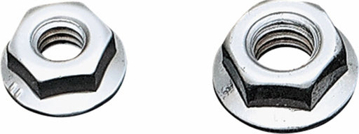 Gardner-Westcott Flange Nuts Silver Coarse Thread 10 Pack