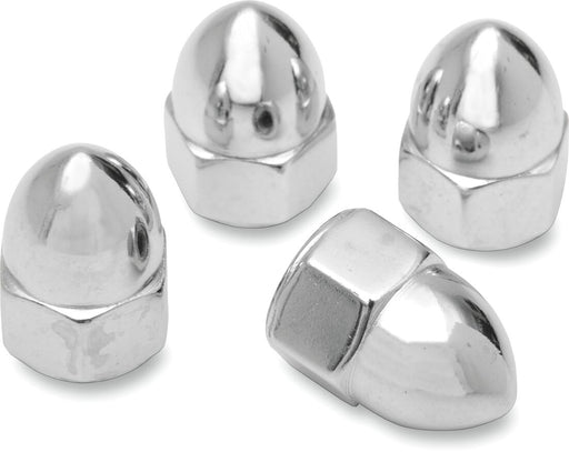 Drag Specialties Chrome Ware Acorn Nuts 5 Pack
