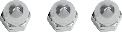 Drag Specialties Chrome Ware Nuts Silver Acorn Multi Functional 3 Pack