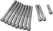 Drag Specialties Primary Cover Only Bolt Kit Chrome Silver Smooth Socket-Head - MK348S