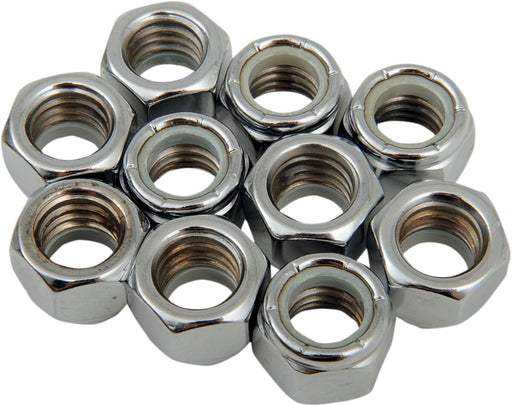 Drag Specialties Replacement Insert Nuts Silver Coarse Thread Fine Thread Nylon 10 Pack