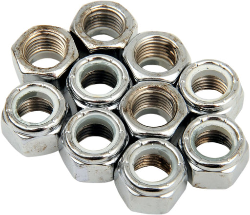 Drag Specialties Replacement Insert Nuts Silver Coarse Thread Fine Thread Nylon 10 Pack