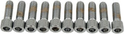 Drag Specialties Socket-Head Bolts Silver Smooth 10 Pack
