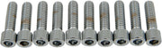 Drag Specialties Socket-Head Bolts Silver Smooth 10 Pack