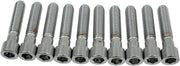 Drag Specialties Socket-Head Bolts Silver Smooth 10 Pack