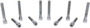 Drag Specialties Replacement Fine Thread Socket-Head Bolts Chrome Polished Silver Smooth 10 Pack - MPB231S