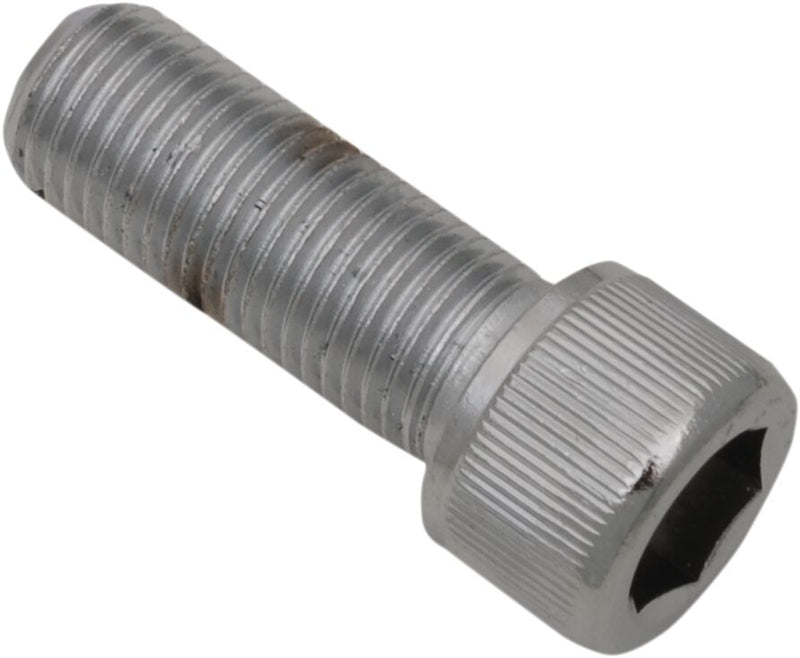Drag Specialties Replacement Fine Thread Socket-Head Bolts Chrome Polished Silver Knurled 10 Pack - MPB250