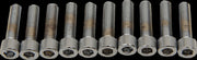 Drag Specialties Replacement Socket-Head Bolts Chrome Polished Silver Fine Thread Smooth 10 Pack