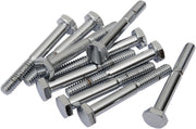 Drag Specialties Replacement Hex-Head Bolts Silver 5 Pack - MPB120