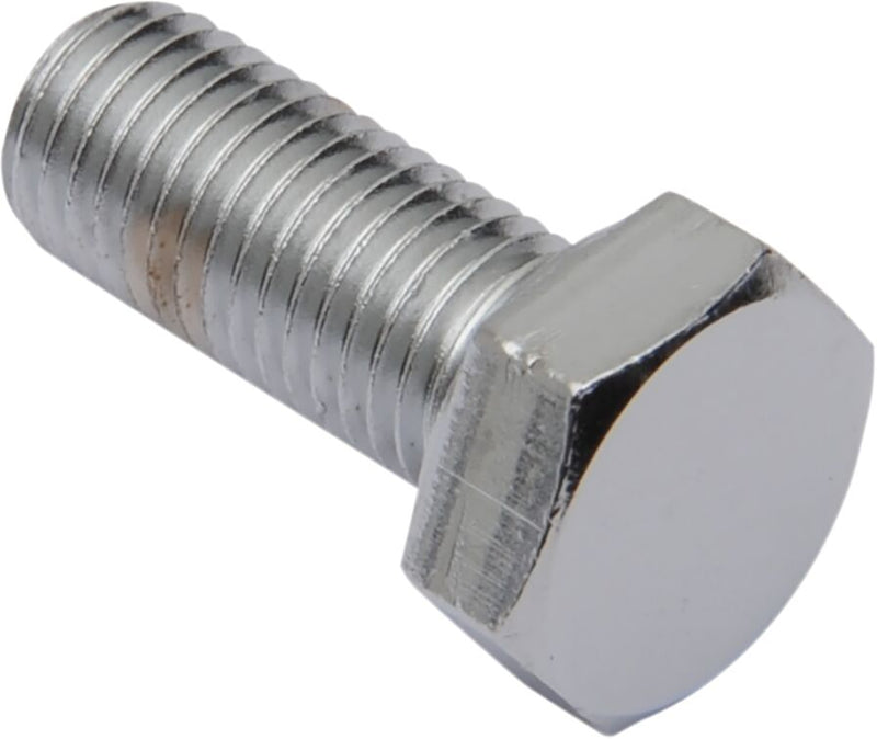 Drag Specialties Replacement Fine Thread Hex Head Bolts Chrome Polished Silver 10 Pack